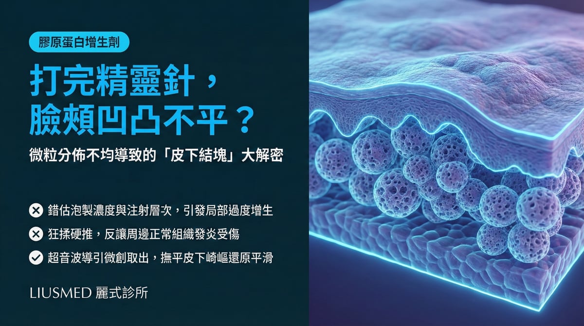 精靈針(艾麗斯)打完半年臉頰凹凸不平?硬塊處理與微創救援全解析