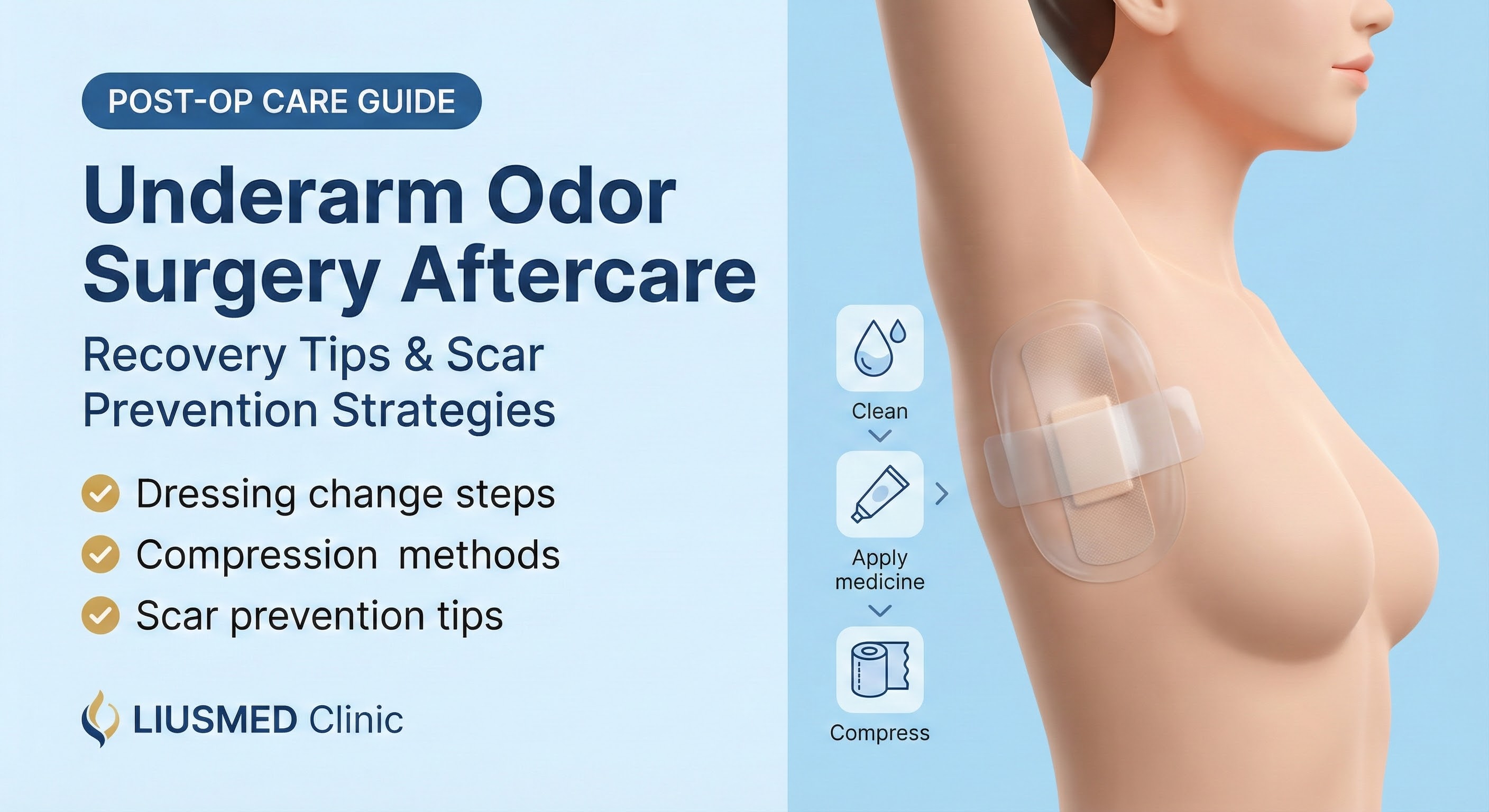 Underarm Odor Surgery Aftercare: Recovery Tips & Scar Prevention