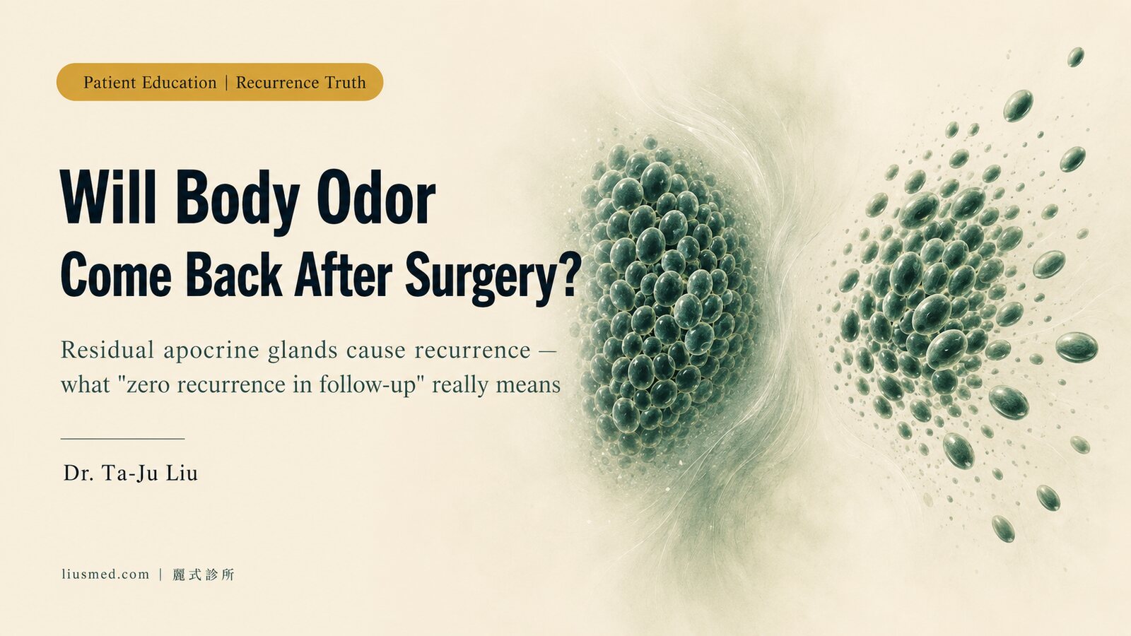 Will Body Odor Come Back After Surgery? The Truth About Apocrine Gland Residue