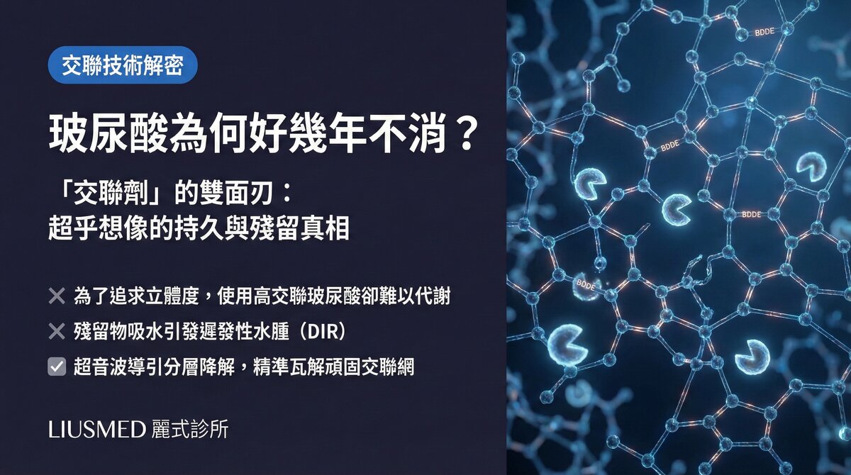 交聯技術讓玻尿酸比宣稱的更持久:殘留性的科學真相