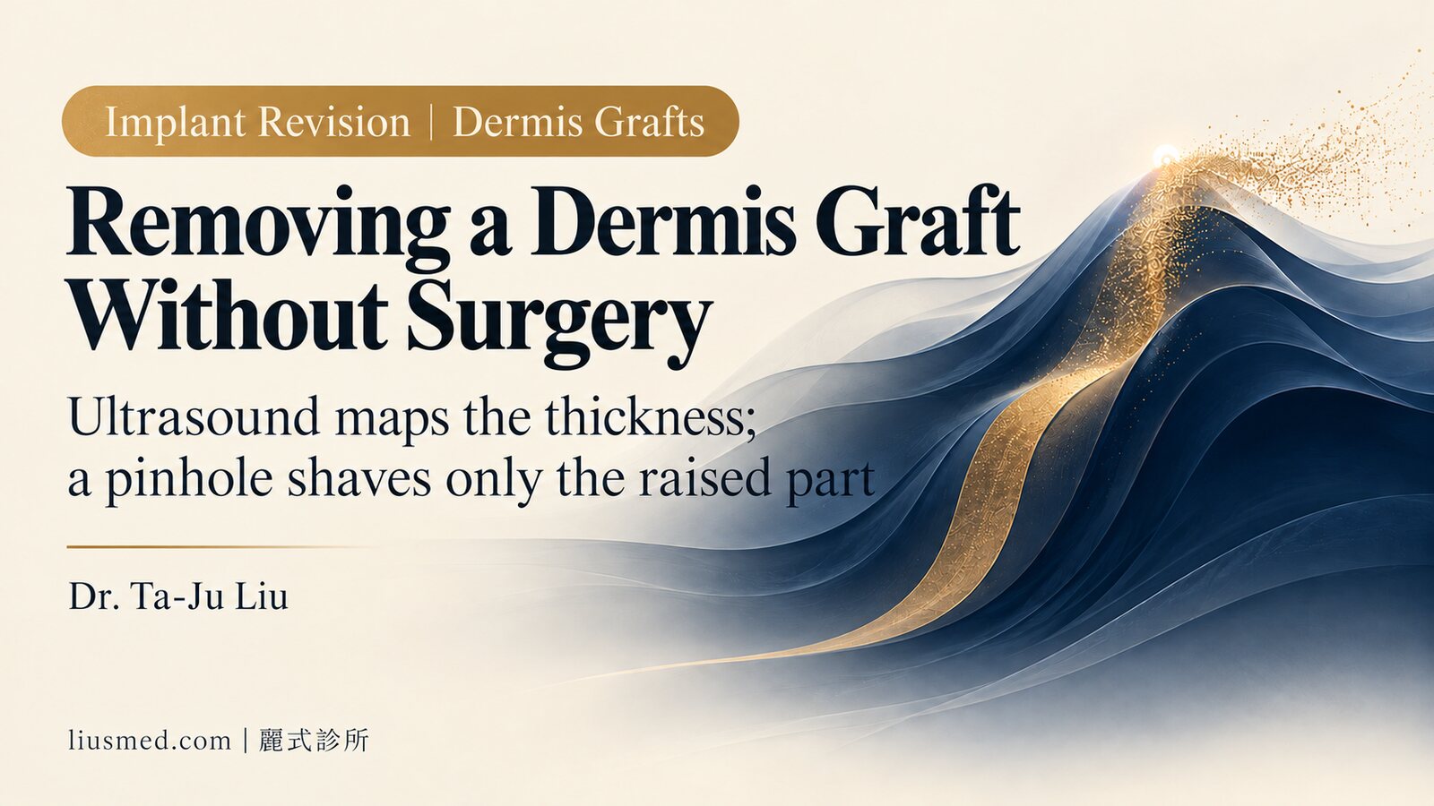 Removing AlloDerm or a Dermis Graft Without Surgery: Shaving Only the Raised Part Through a Pinhole