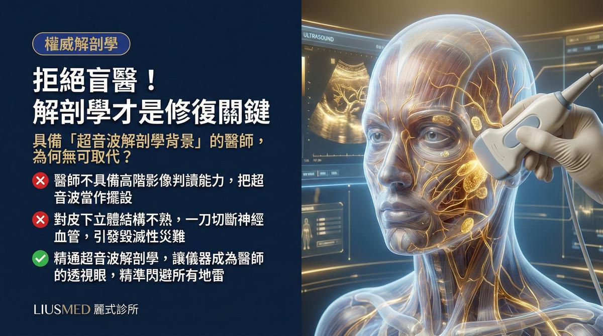 為什麼你需要找具備超音波解剖學背景的修復醫師團隊？