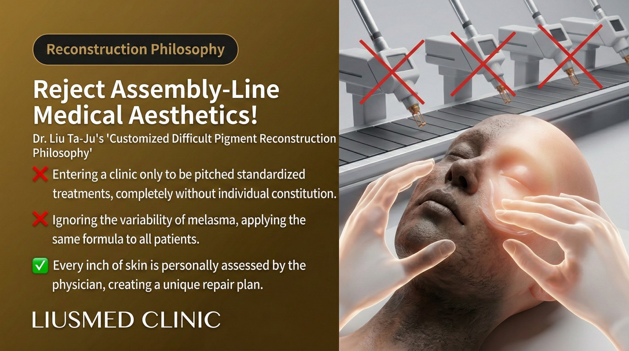 Rejecting Assembly-Line Aesthetics: Dr. Liu's Customized Refractory Pigment Repair Philosophy