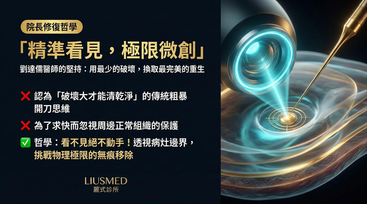 劉達儒醫師的「精準看見，極限微創」修復哲學