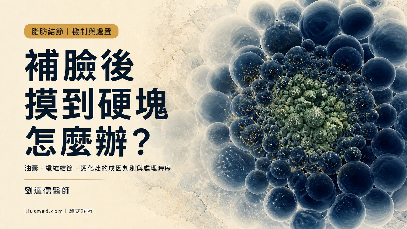 自體脂肪補臉後摸到硬塊、鈣化怎麼辦？脂肪結節的成因、預防與處理時序