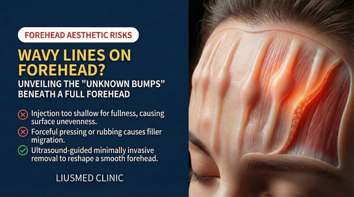 Bumps and Waves on the Forehead After Filler—Migration, Superficial Placement, or Both?