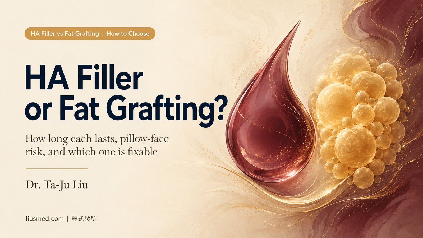 HA Filler vs Fat Grafting: How to Choose, How Long It Lasts, Will It Overfill, and Which One Can Be Fixed
