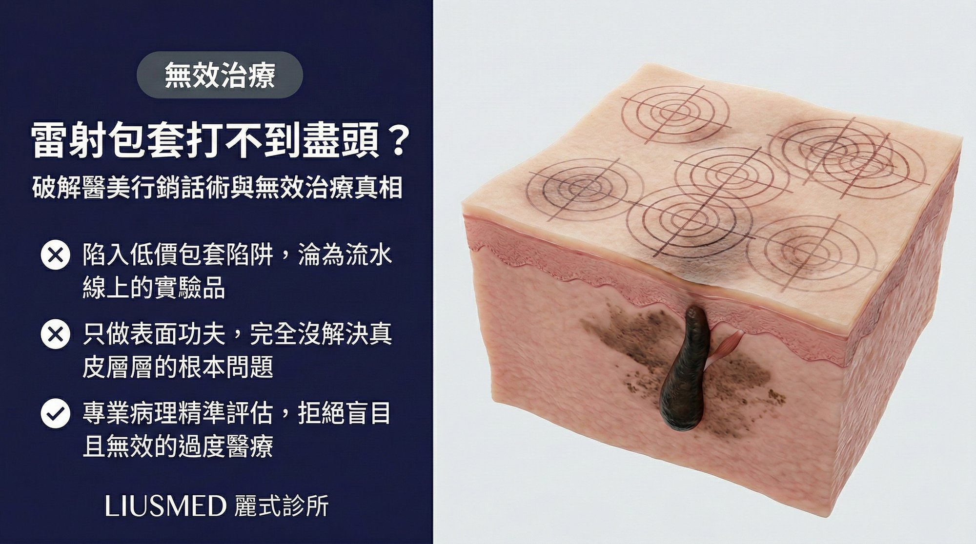 買了數十堂除斑雷射包套卻看不到盡頭?醫美行銷話術與無效治療真相