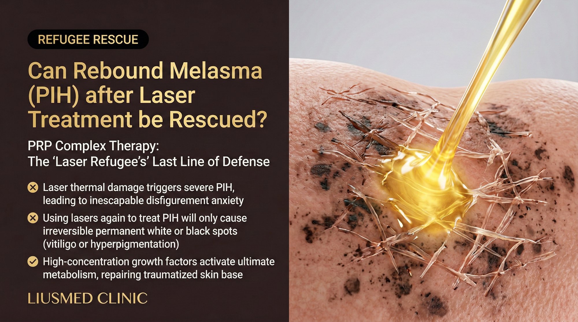 Can Post-Laser Hyperpigmentation Be Saved? How PRP Therapy Becomes the Last Line of Defense for Laser Refugees