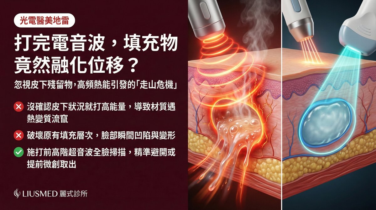 有填充物的部位能做雷射或電波拉皮嗎?融化與位移風險