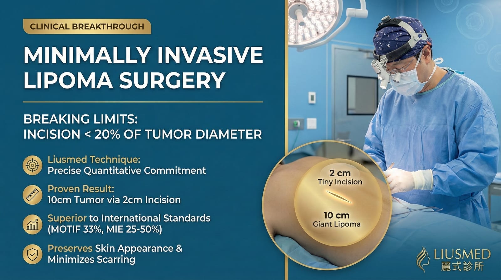 Complete Guide to Minimally Invasive Lipoma Surgery: <20% Ultra-Minimal Incision Technology