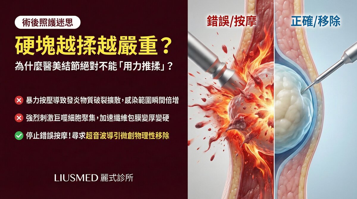 硬塊用力揉捏按摩會消失嗎?為什麼越按越嚴重