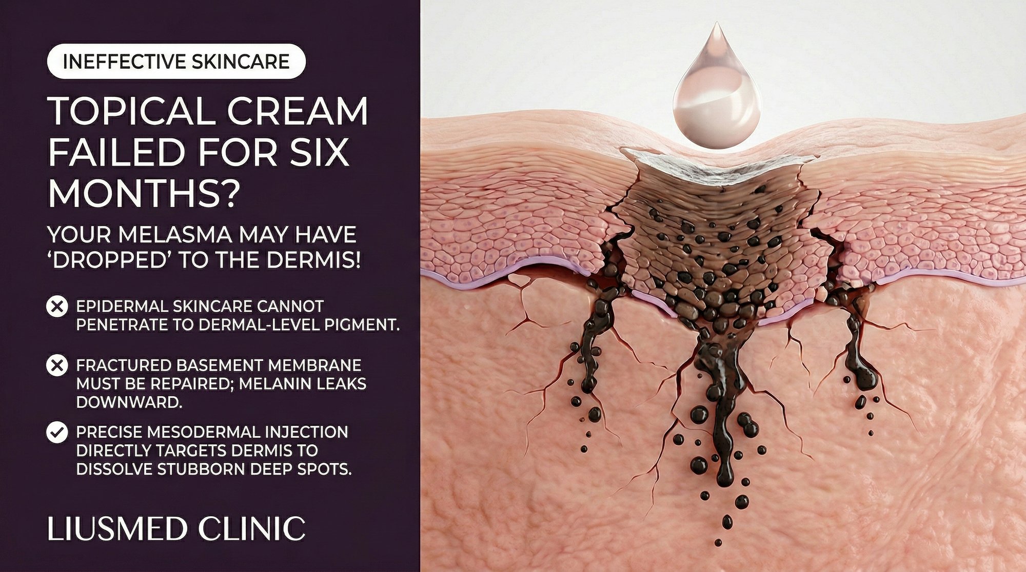 Six Months of Lightening Creams with No Results? Your Melasma May Have "Dropped" to the Dermis