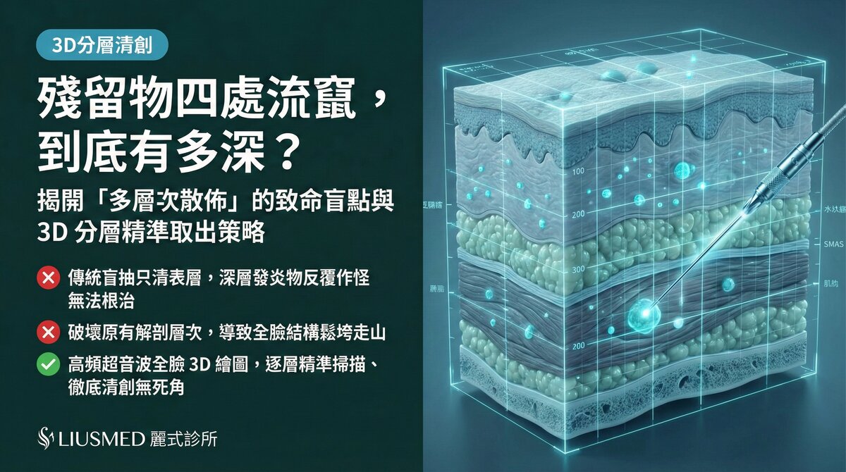 填充物散布在多個組織層次時的分層取出策略