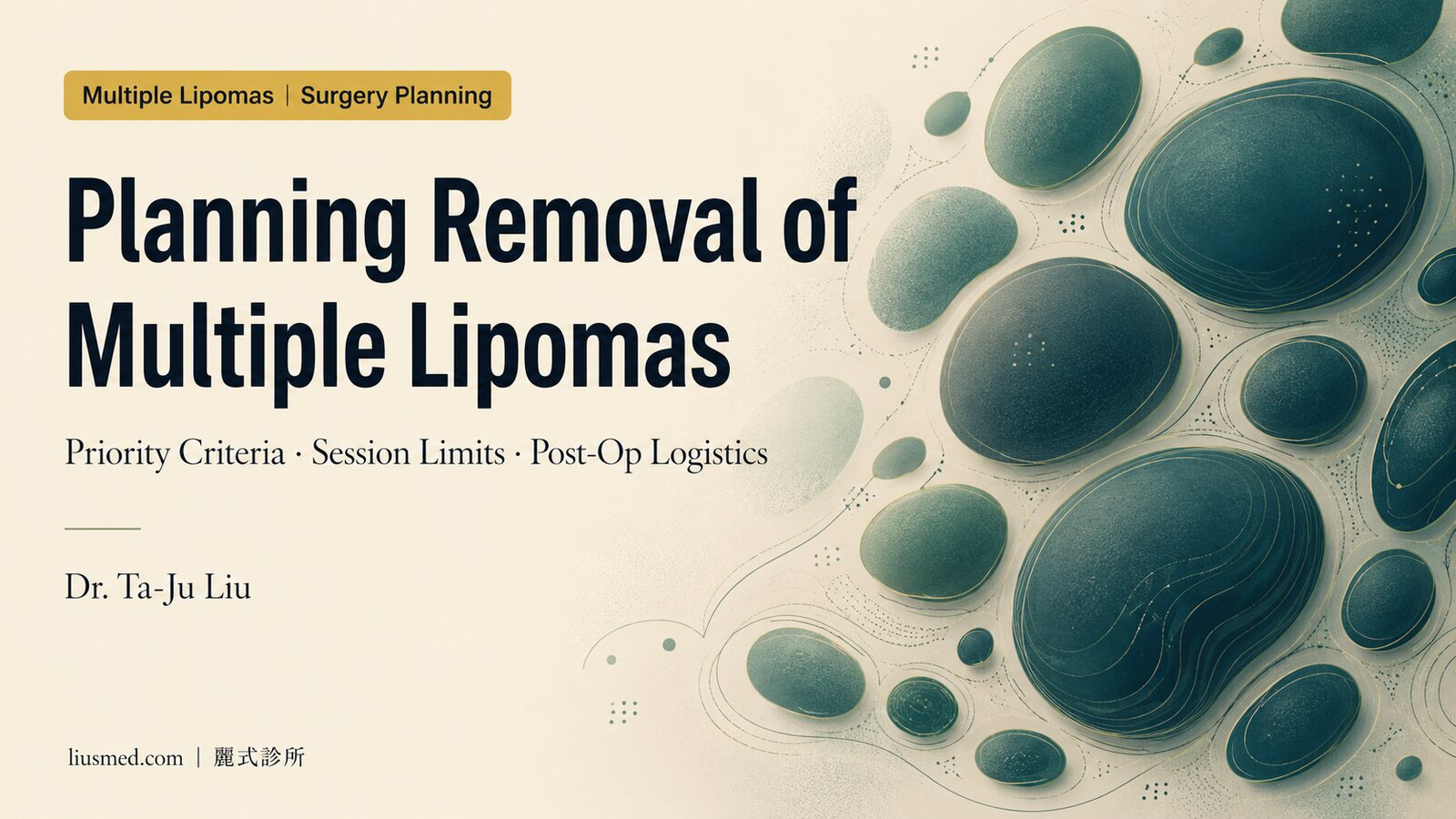 Planning the Removal of Multiple Lipomas: Priority Criteria, One-Session Limits, and Post-Op Logistics