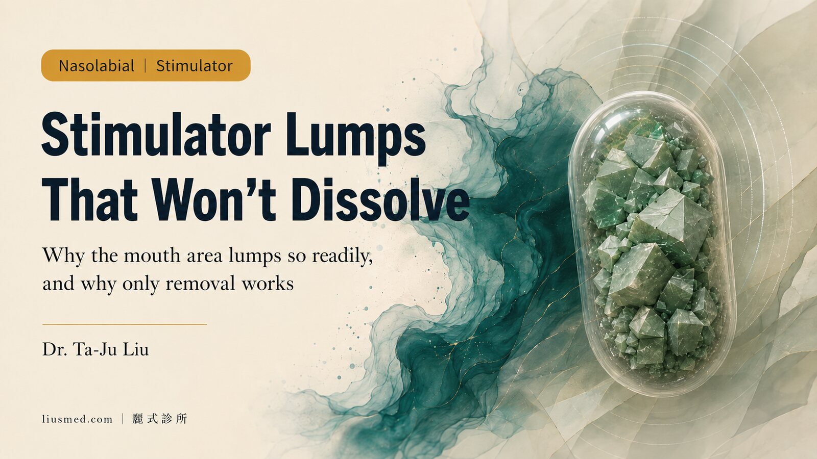 Collagen-Stimulator Lumps in the Nasolabial Fold: Can't Be Dissolved, Only Removed