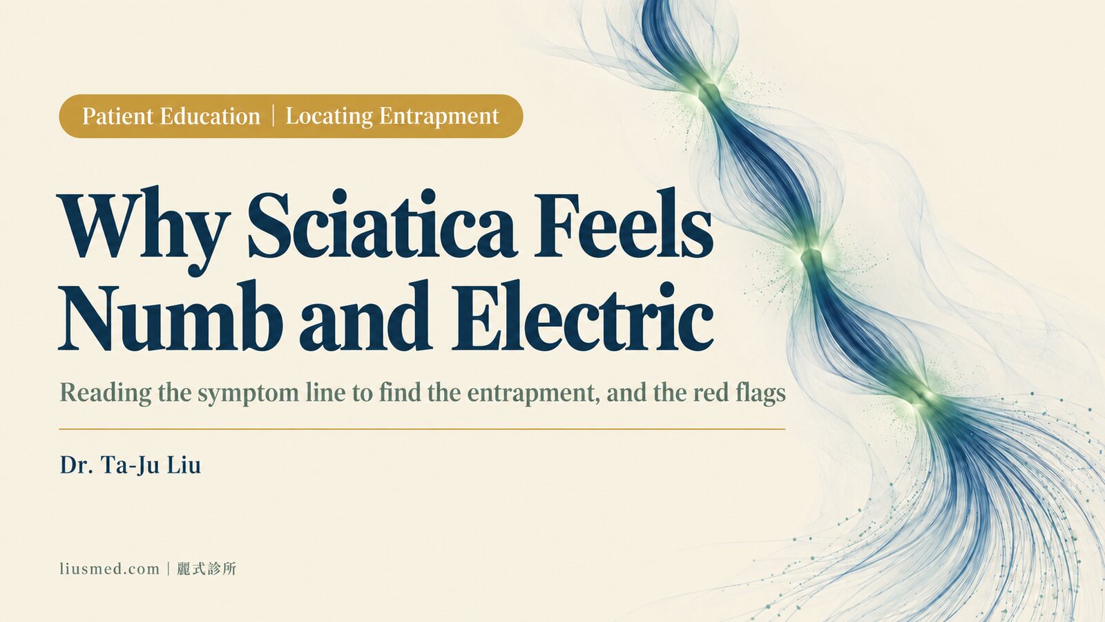 Why Sciatica Feels Numb, Electric or Burning: Locating Nerve Entrapment and the Red Flags
