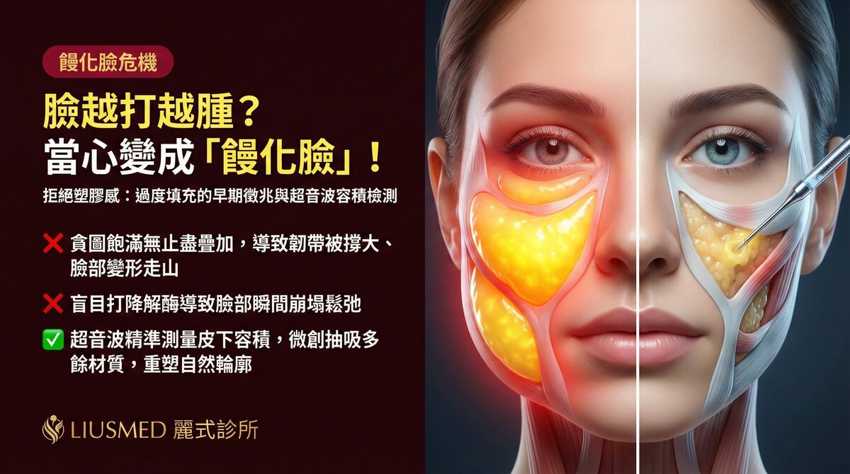 如何在變成饅化臉之前及早發現過度填充的徵兆?