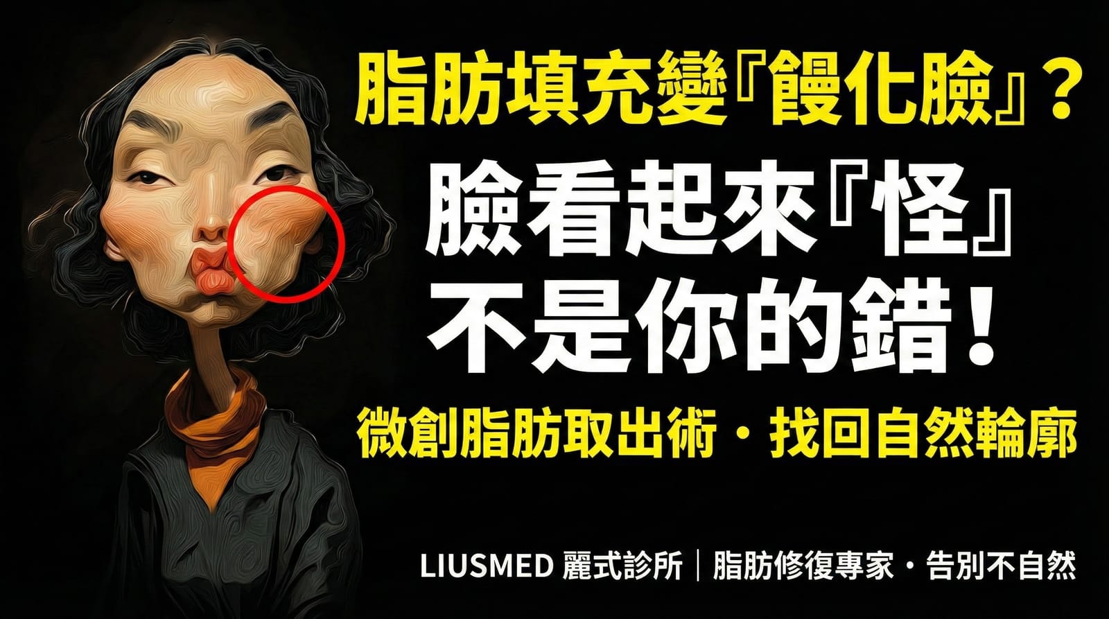 【醫美修復】補脂後臉變「假」?當臉看起來不自然時,問題往往不是你,而是技術