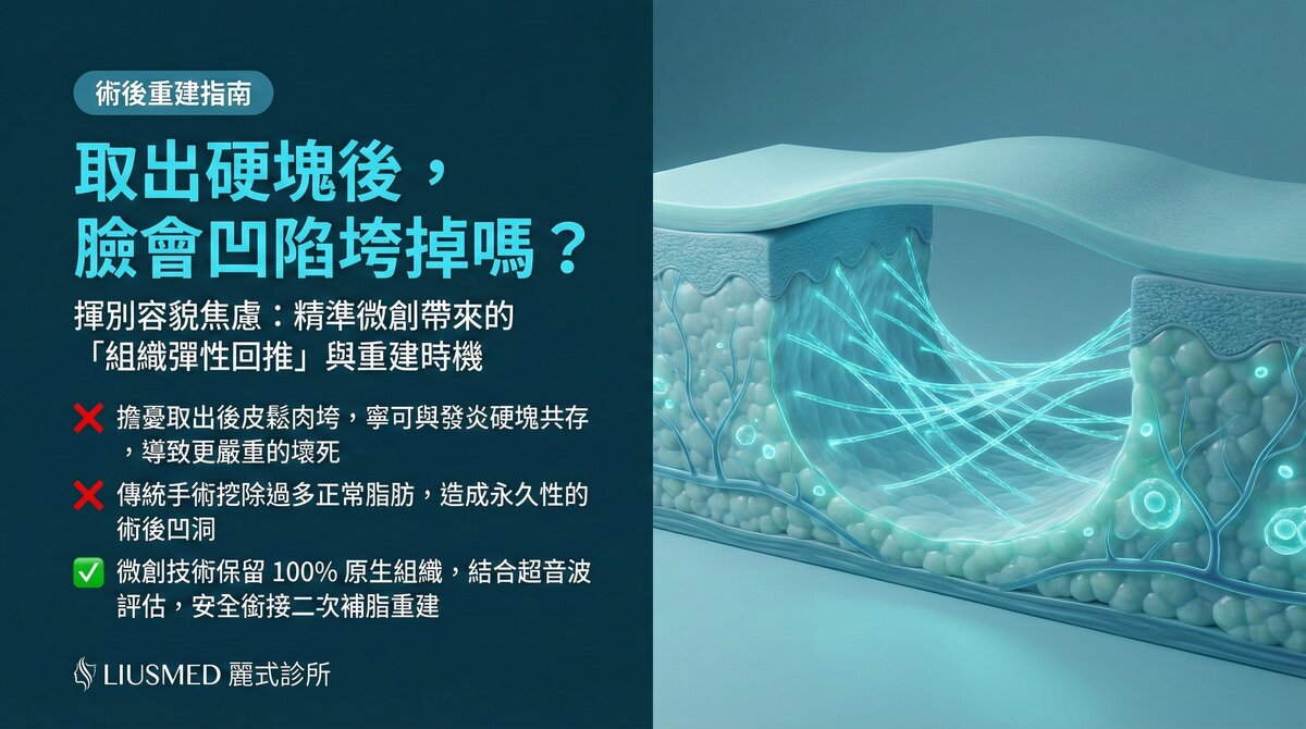 取出填充物後臉會垮掉或凹陷嗎?何時可以進行二次重建或補脂?