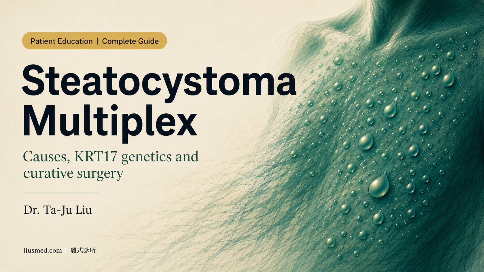 Steatocystoma Multiplex: A Complete Guide to Causes, KRT17 Genetics, Inflammation and Curative Surgery