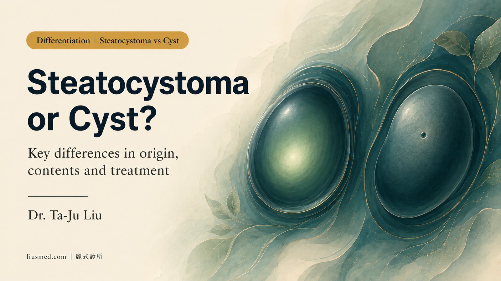 Steatocystoma vs Epidermoid Cyst: Key Differences in Origin, Contents and Treatment