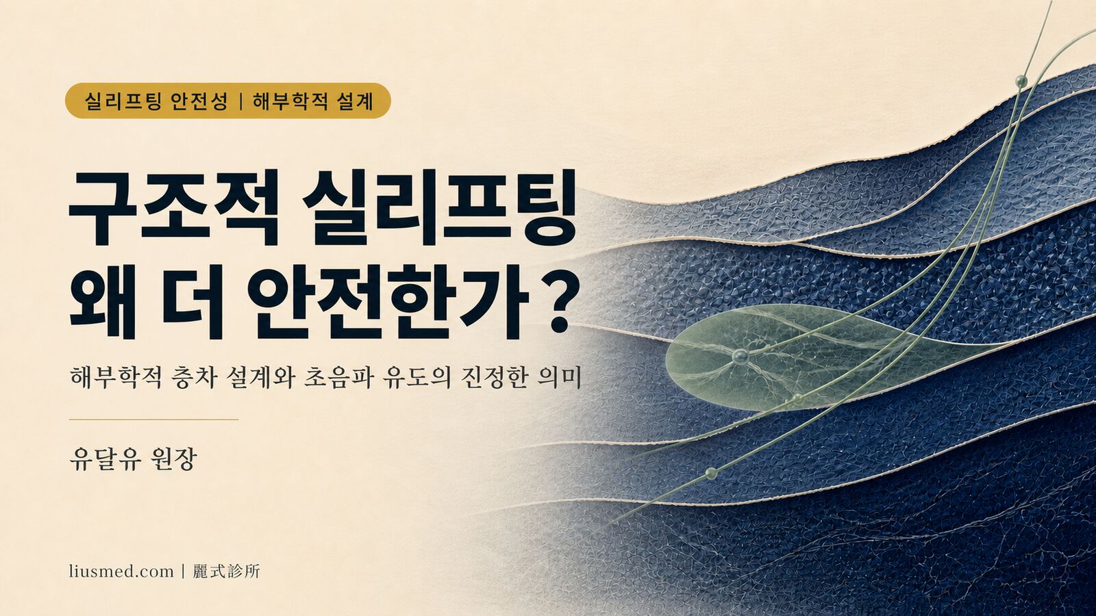 구조적 실리프팅과 색전 위험:해부학적 층차 설계가 실리프팅을 더 안전하게 만드는 이유