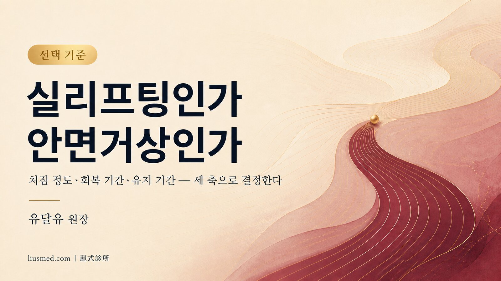 실리프팅 vs 페이스리프트 수술 비교: 처짐 정도·회복 기간·지속 시간·가역성으로 선택하기