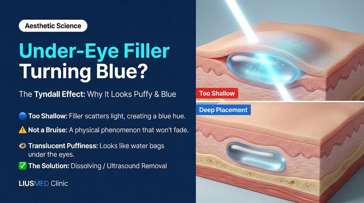 フィラー後の目の下の青み：チンダル現象か、失敗した涙袋治療か？