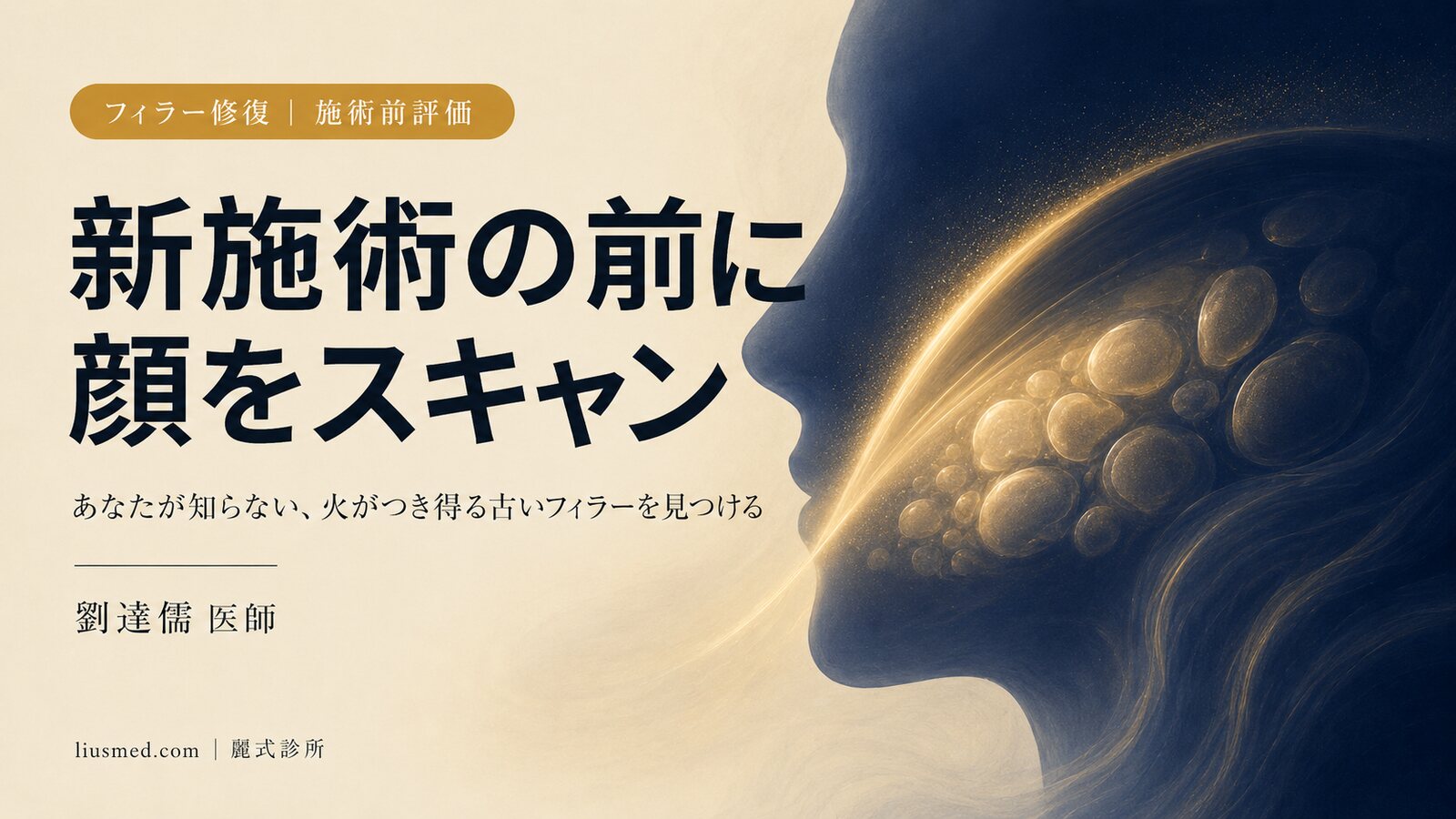 水光・高周波(RF)・レーザーの前に、なぜ医師は超音波で顔を一度スキャンするよう勧めるのか——あなたが知らない「不発弾」フィラーを見つける