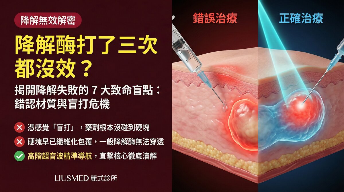 降解酶(溶玻尿酸酶)打了三次都沒效?7大原因完整解析
