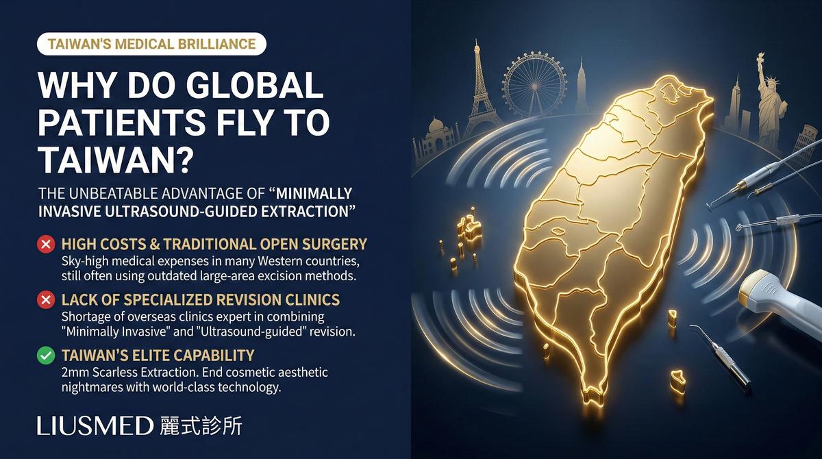 なぜ海外患者が台湾で超音波ガイド下フィラー摘出を選ぶのか？台湾の国際的優位性