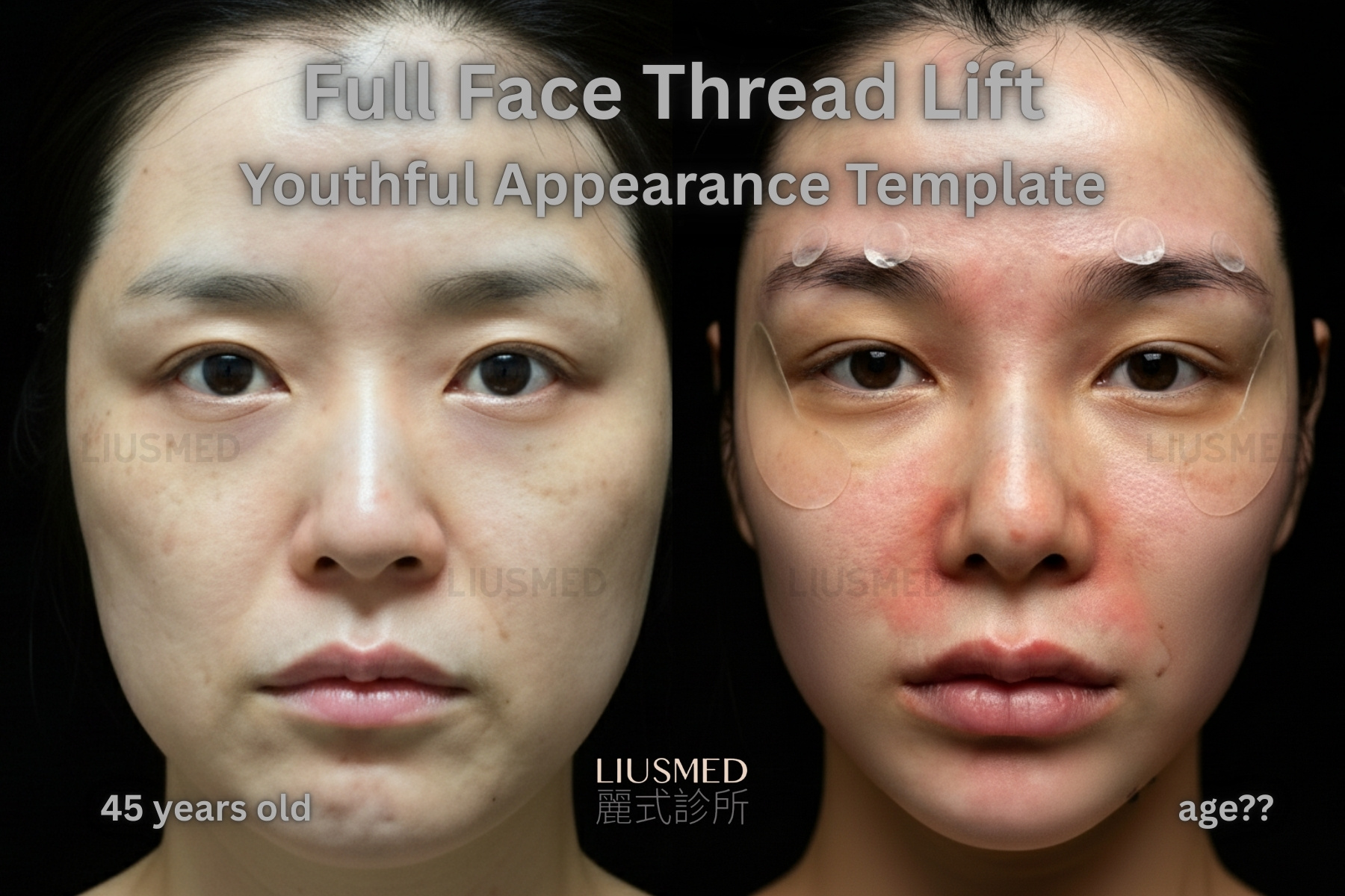 수술 후 - 전체 안면