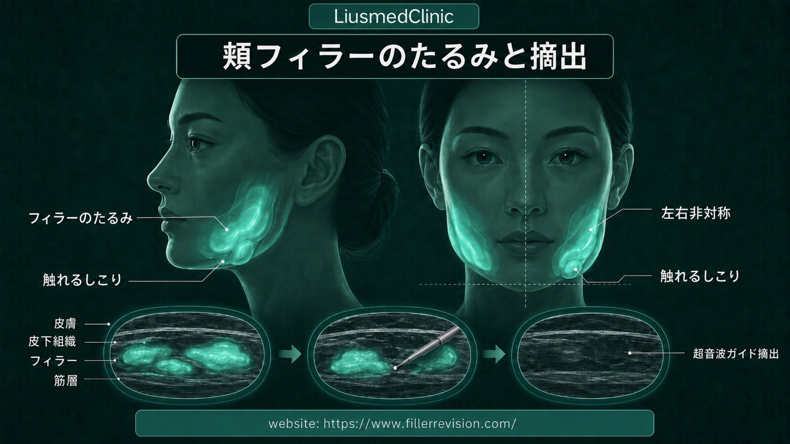 頬・輪郭