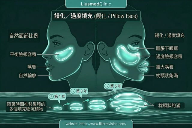 饅化修復|麵包臉、填充過度矯正 | 麗式診所