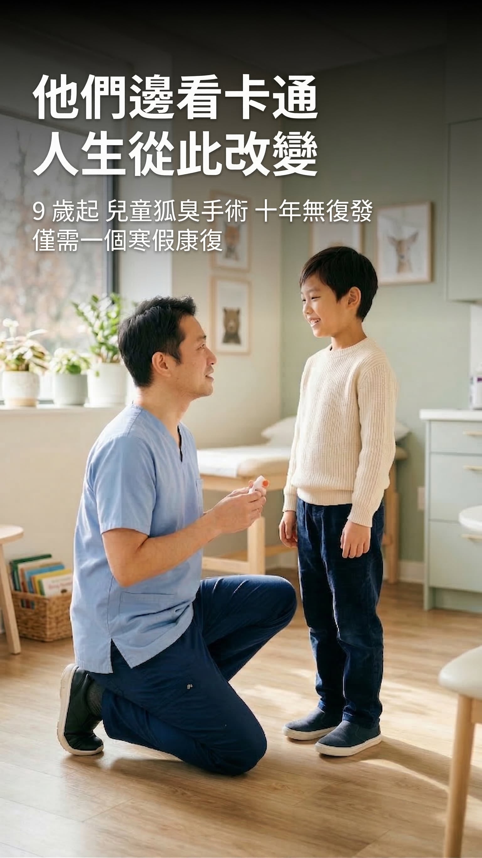 他們邊看卡通 人生從此改變 — 9歲起 兒童狐臭手術