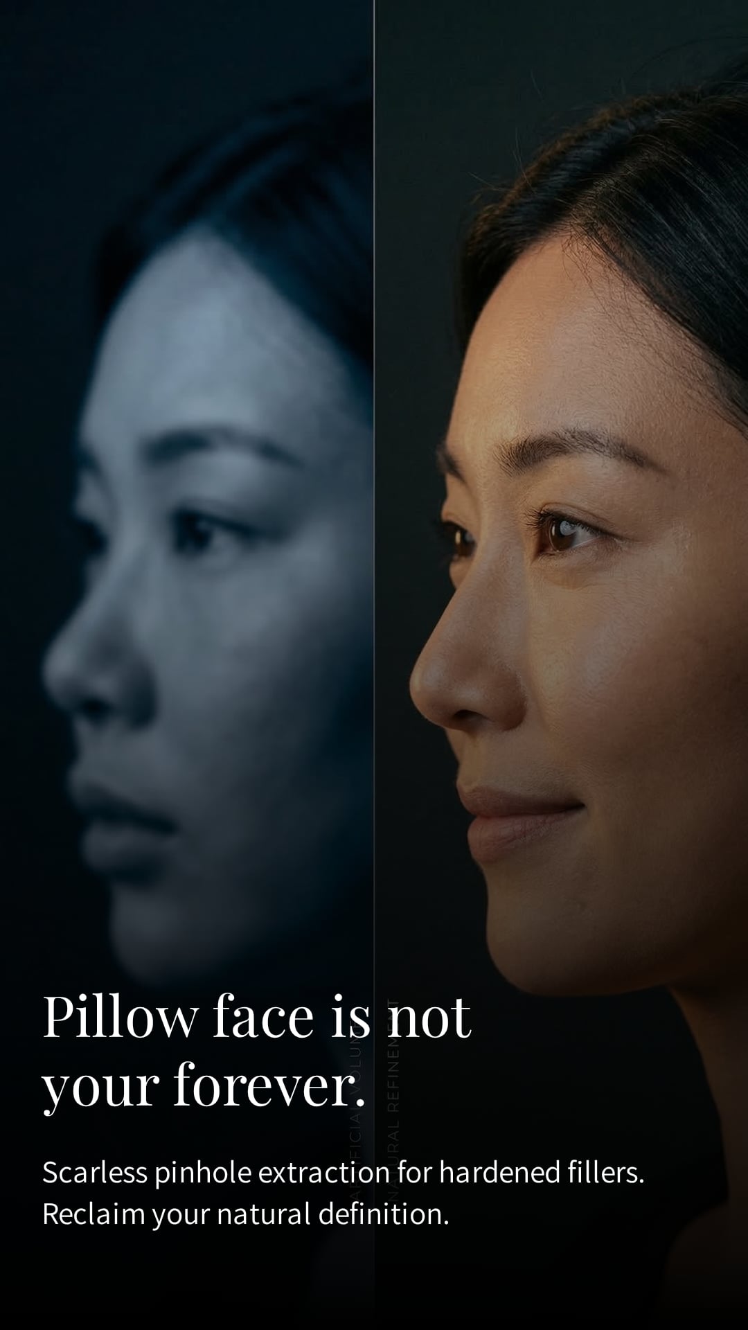 Pillow Face is Not Forever. — Minimally invasive pinhole extraction.