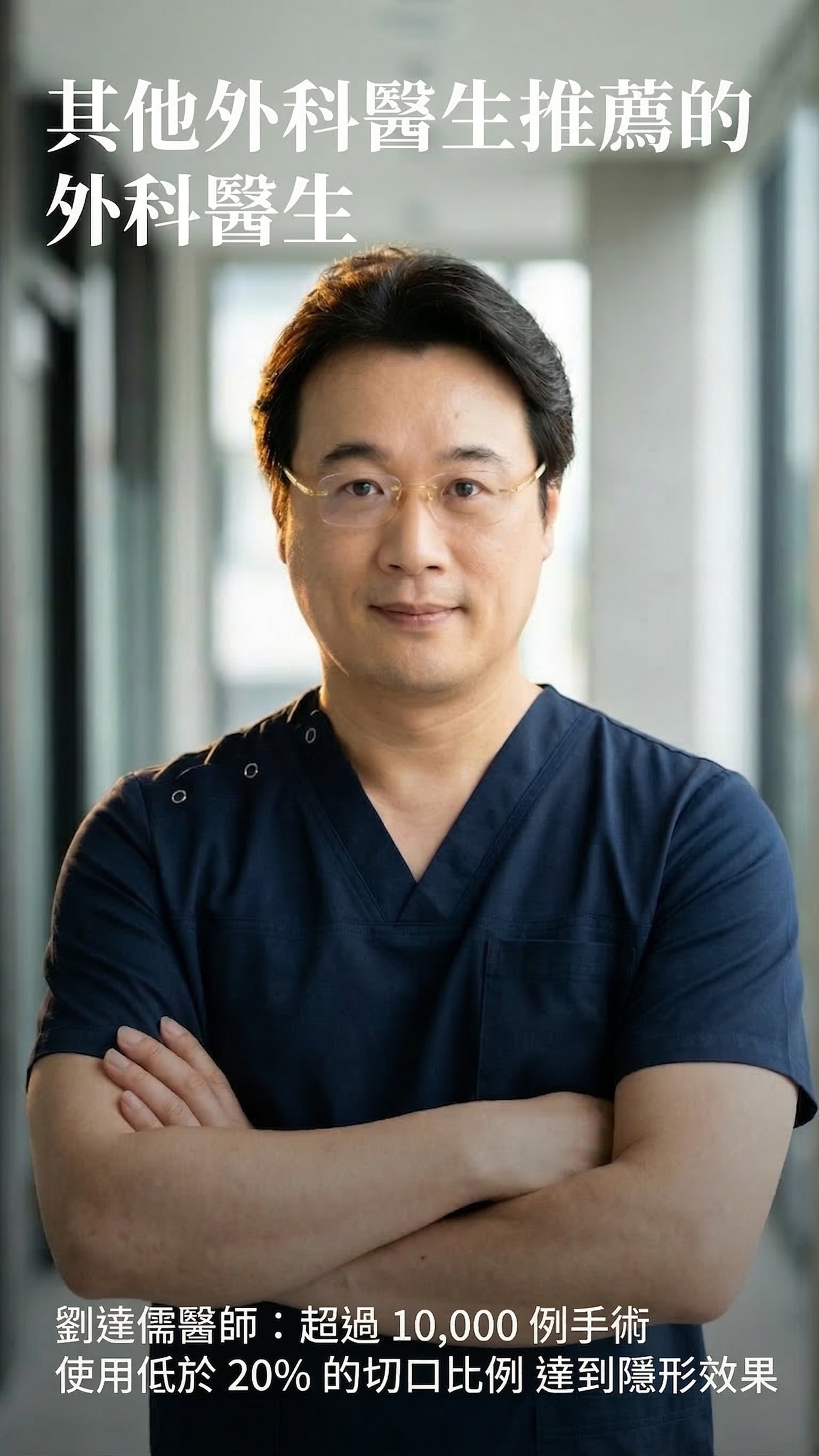 其他外科醫生推薦的外科醫生 — 劉達儒醫師 超過10,000例手術