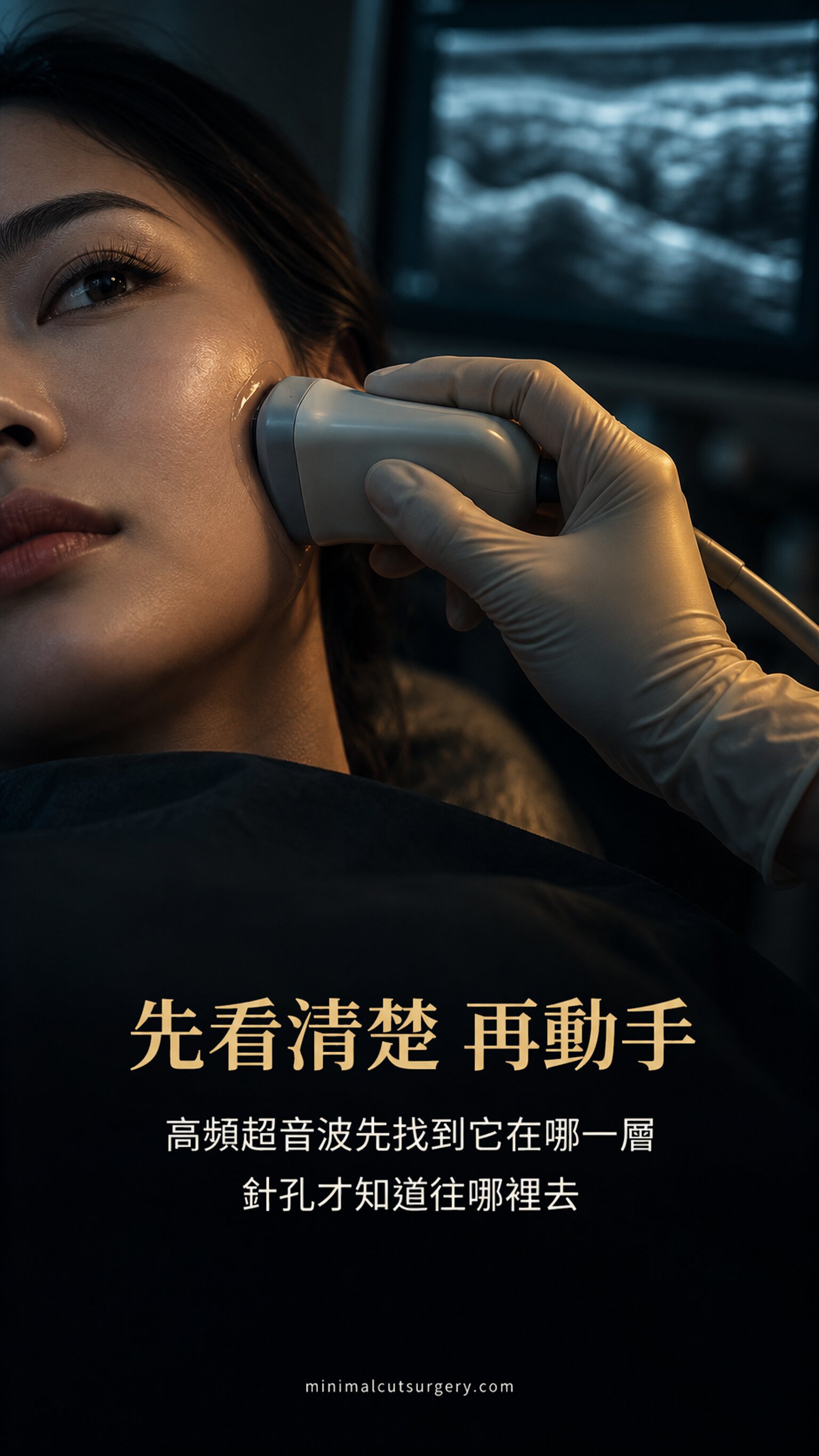 先看清楚 再動手 — 高頻超音波先找到它在哪一層 針孔才知道往哪裡去