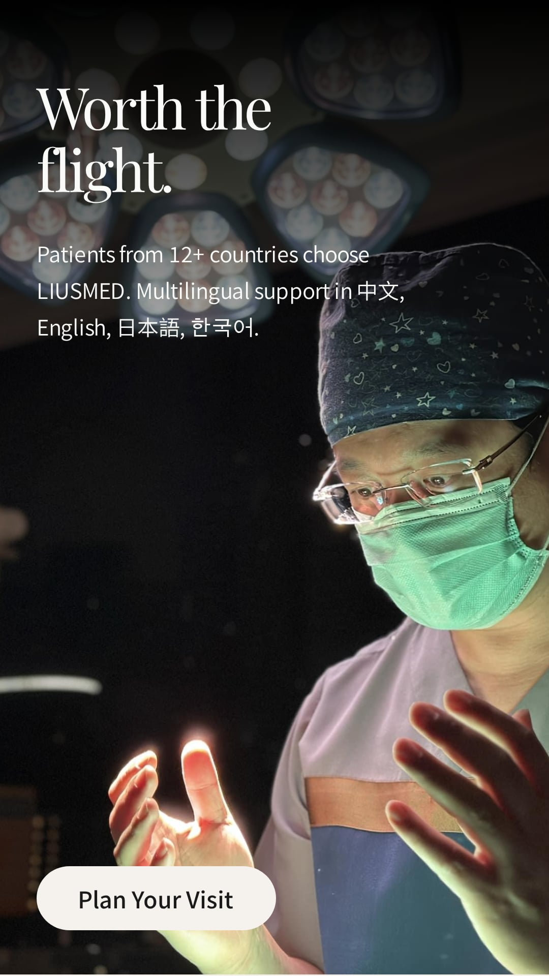 Worth the Flight. — Patients from 12+ countries choose LIUSMED.